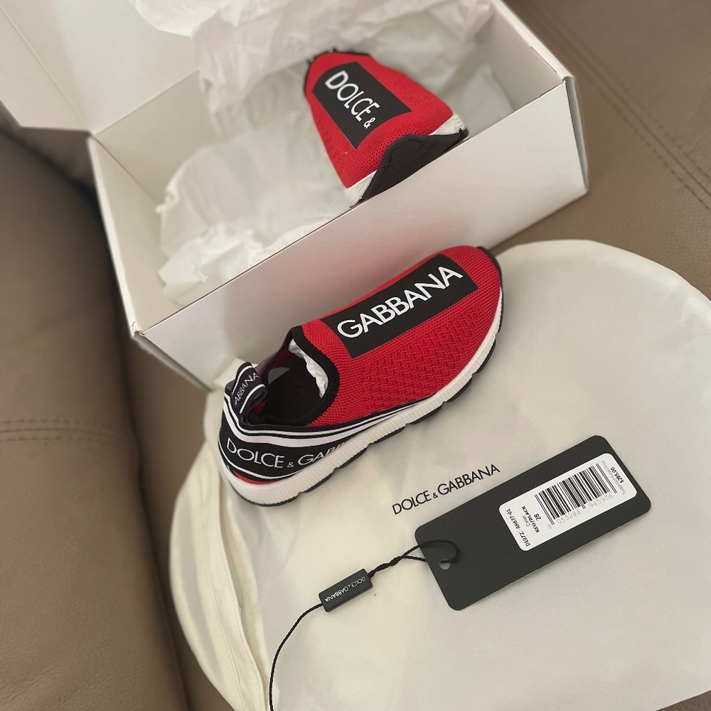 Dolce & Gabbana Toddler Slip Ons w Dust Bag